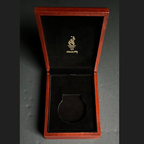 1996 Atlanta Olympic Athlete Winner's Medal Presentation Box - Picture 3 of 5